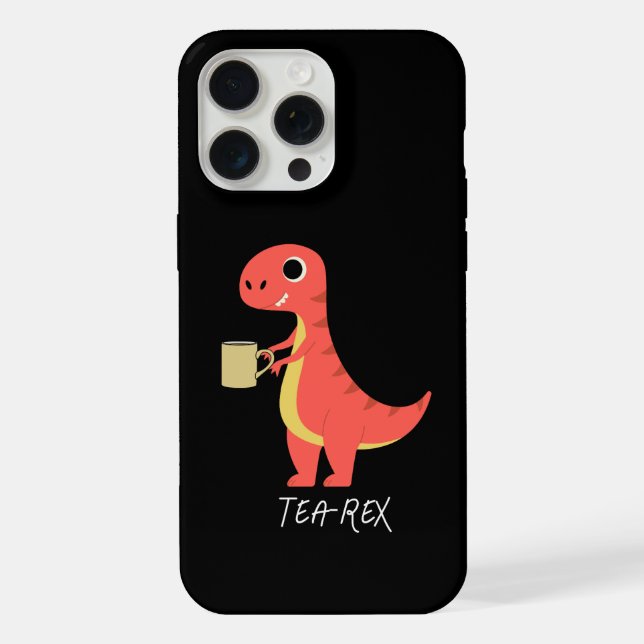Tea-Rex Iphone Case (Back)