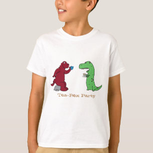 Tea Rex Shirt - Dinosaur Teatime Pun Tee