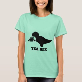 Tea Rex Shirt - Tea Party T-Rex