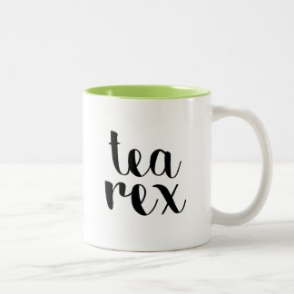 Tea Rex Two-Tone Coffee Mug