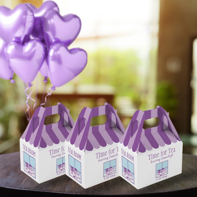 Tea Room Party Favor Box (Creator Uploaded)