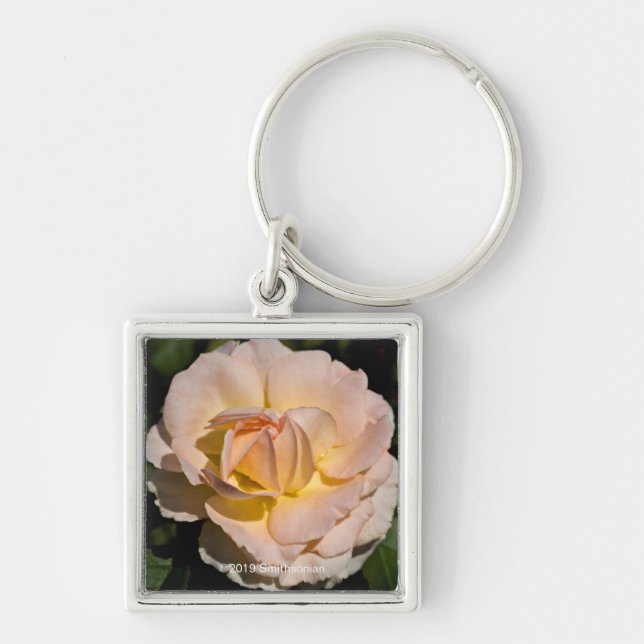 Tea Rose Keychain (Front)