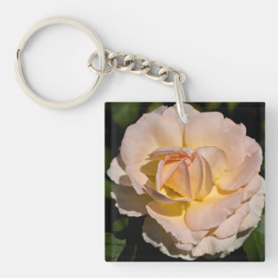 Tea Rose Keychain