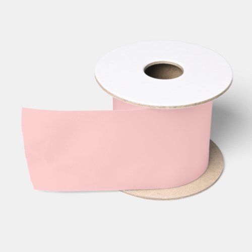 Tea Rose Pink Solid Color Satin Ribbon