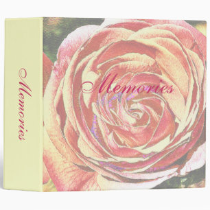 Tea Roses from the Garden 3 Ring Binder