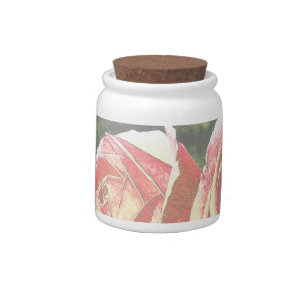 Tea Roses from the Garden Candy Jar