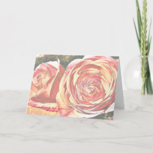 Tea Roses from the Garden Card