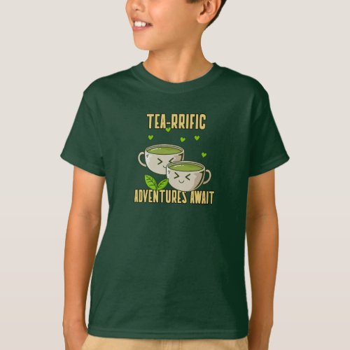 TEA_RRIFIC ADVENTURES AWAIT T_Shirt