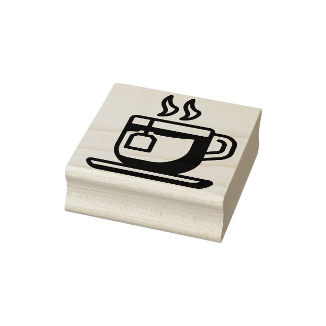 tea rubber stamp (Stamp)