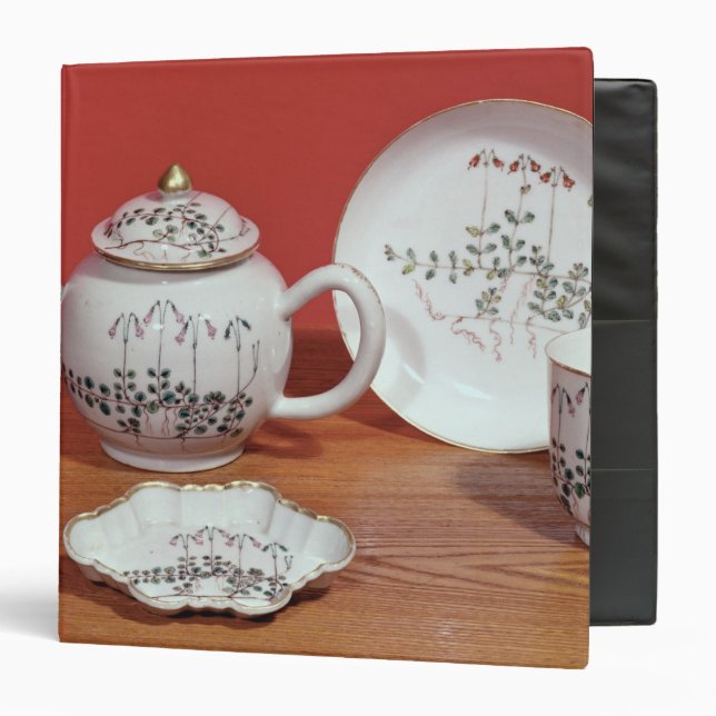 Tea service presented to Carl Linnaeus 3 Ring Binder (Front/Inside)