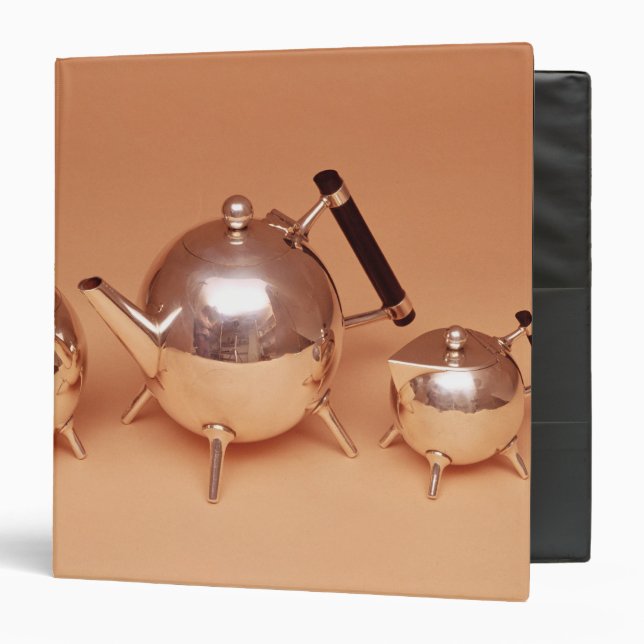 Tea service with gilt interiors 3 ring binder (Front/Inside)