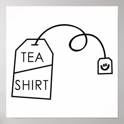 Tea Shirt Funny Tea Addict Meme Poster