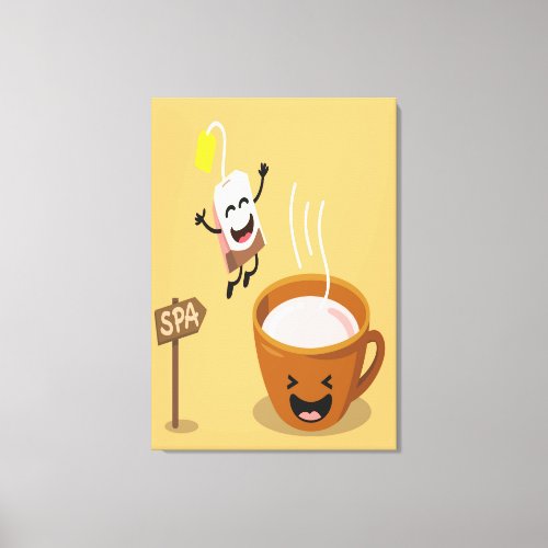 Tea Spa  Canvas Print