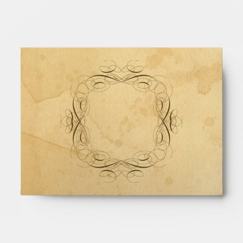 Tea Stained Vintage Wedding 1 _ Matching Envelopes