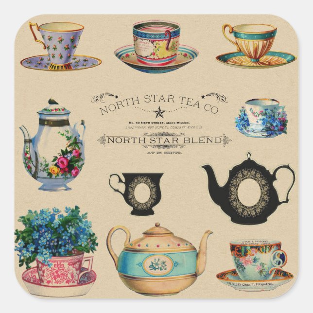 Tea stickers (Front)