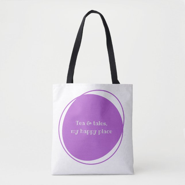 Tea & Tales 2 Tote Bag (Front)