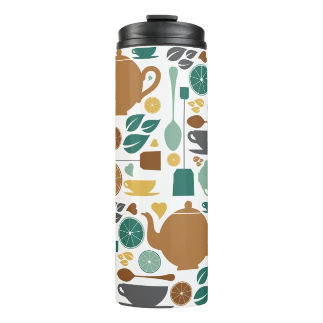 Tea, tea, tea! thermal tumbler (Front)