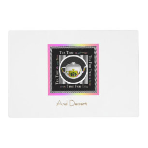 Tea Time And Dessert Placemat
