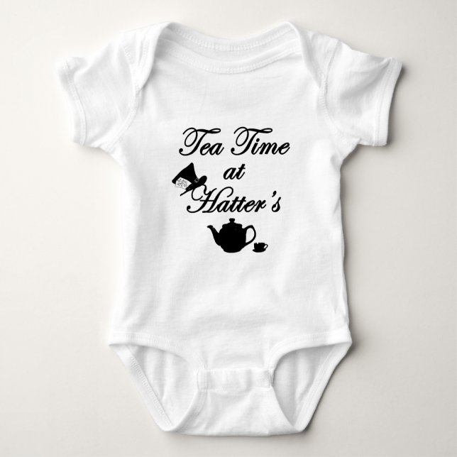 Tea Time at Hatter's Baby Bodysuit (Front)