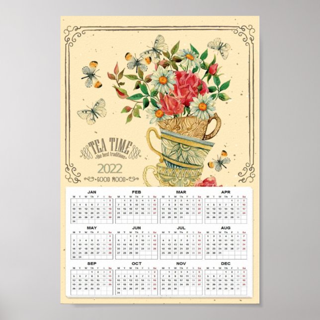 Tea time calendr 2022 poster (Front)