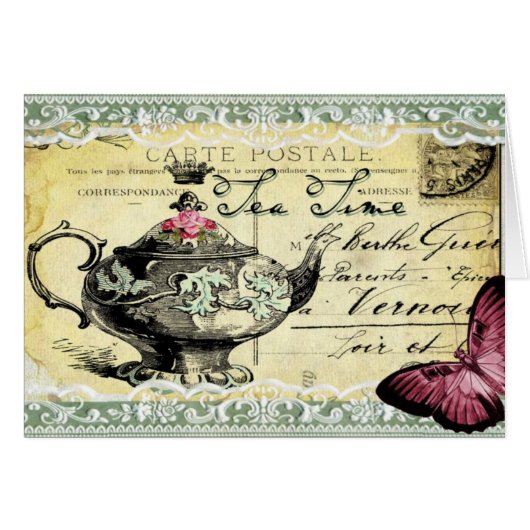 Tea Time Cards (Front Horizontal)