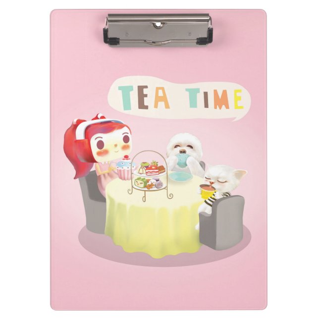 Tea Time Clipboard (Front)