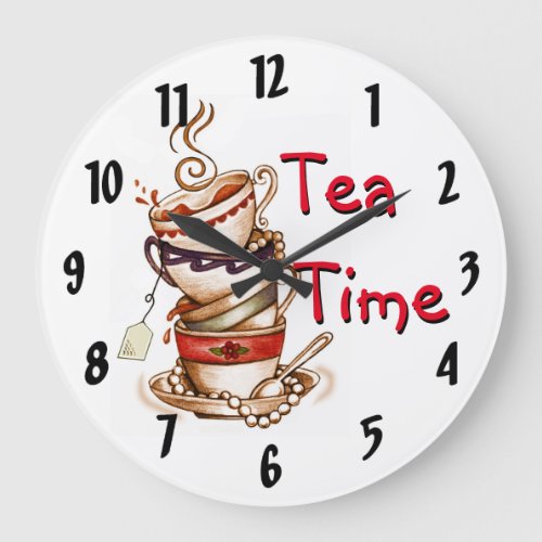 Tea Time Clock Design