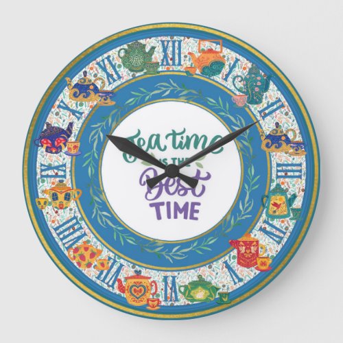 Tea Time Clock Tea Rooms Tea Shop Teacups Teapots