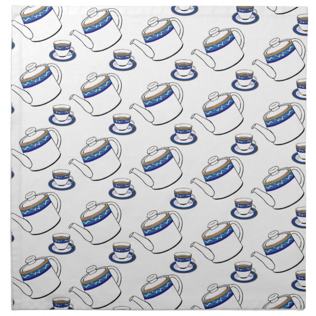 tea time cloth napkins (Front)