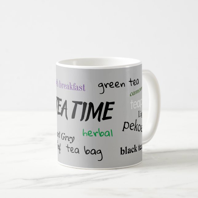 TEA TIME COFFEE MUG (Front Right)