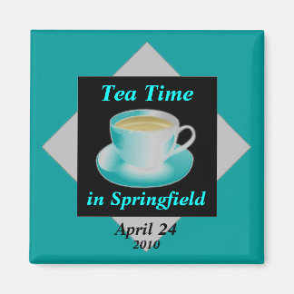 Tea Time Customizable Magnet