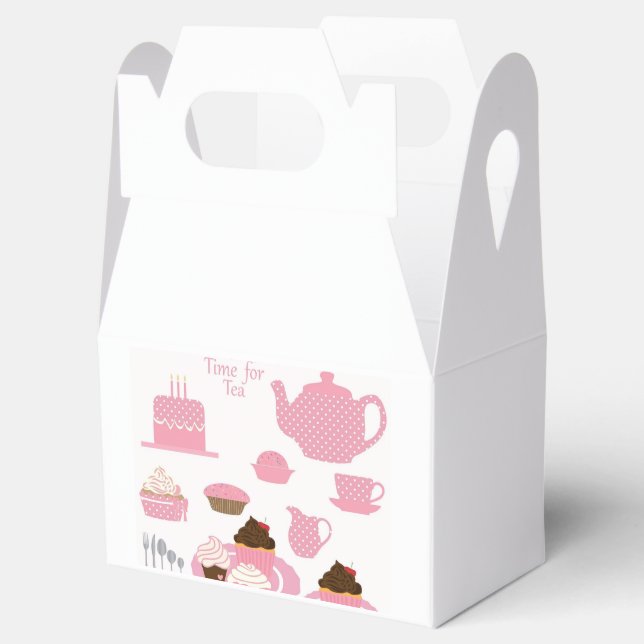Tea Time Favor Box (Opened)