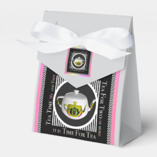 Tea Time  Favor Boxes