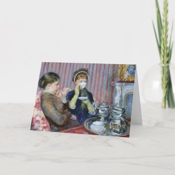 Tea Time Gathering Mary Cassatt Fine Art Birthday Invitation by LeAnnS123 at Zazzle