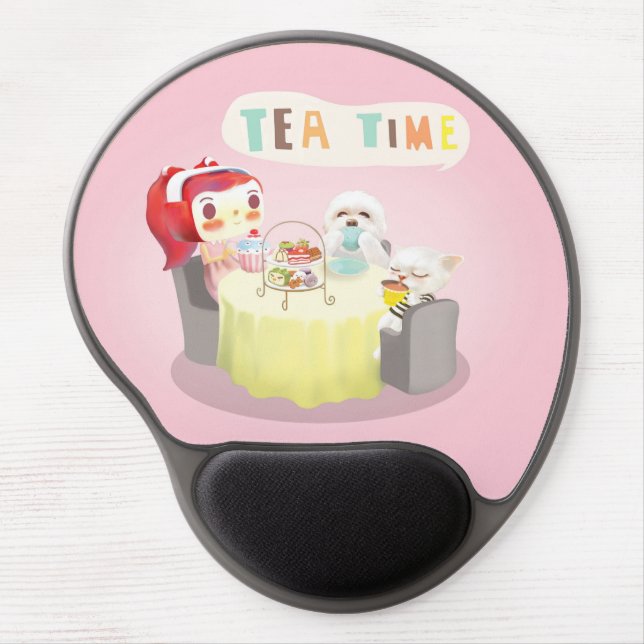 Tea Time Gel Mouse Pad (Front)