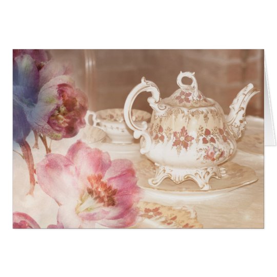 Tea Time Greeting Card