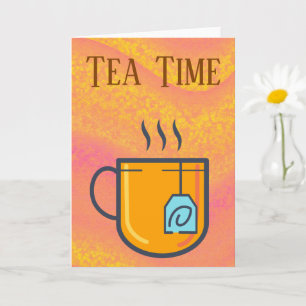 Tea Time Greeting Card