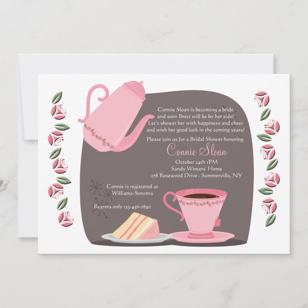 Tea Time Invitation | Zazzle