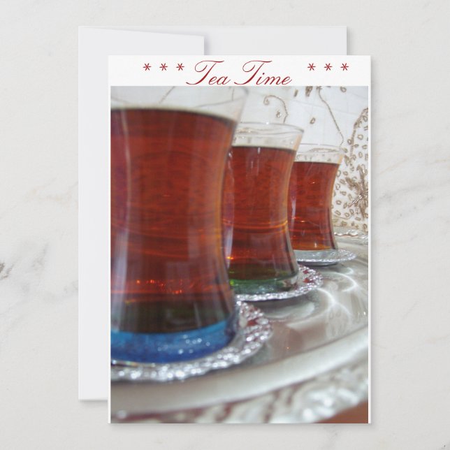 Tea Time Invitation (Front)