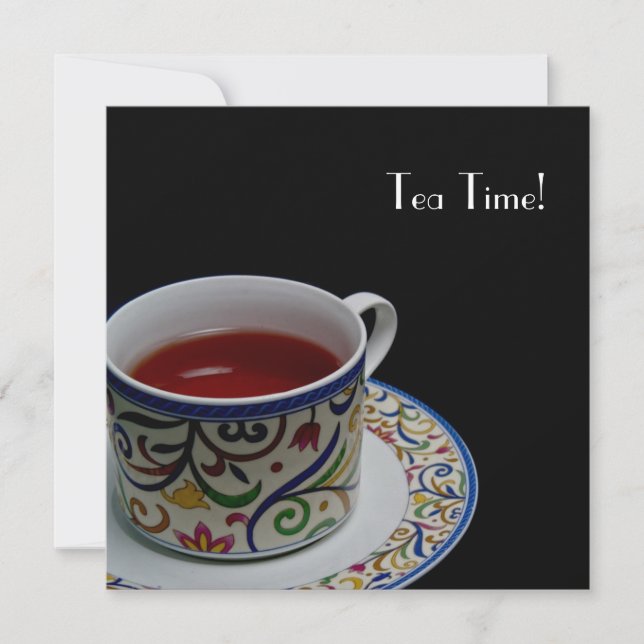 Tea Time! Invitation (Front)