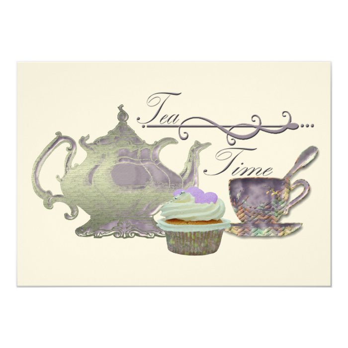 Tea Time Invitation | Zazzle