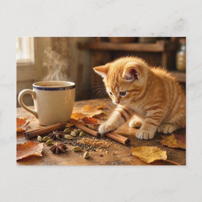 Tea Time Invitation • Cozy Fall Chai (Front)