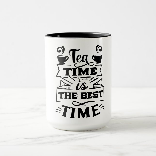 tea time is the best time - Sip and Savor Mug (Center)