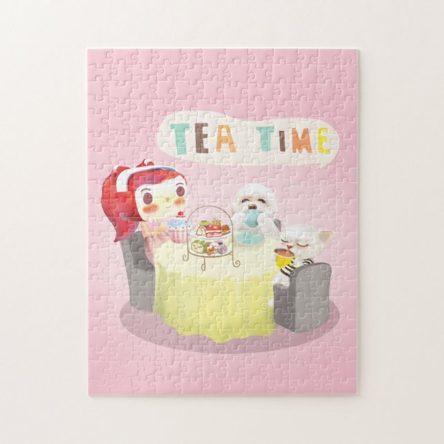 Tea Time Jigsaw Puzzle (Vertical)