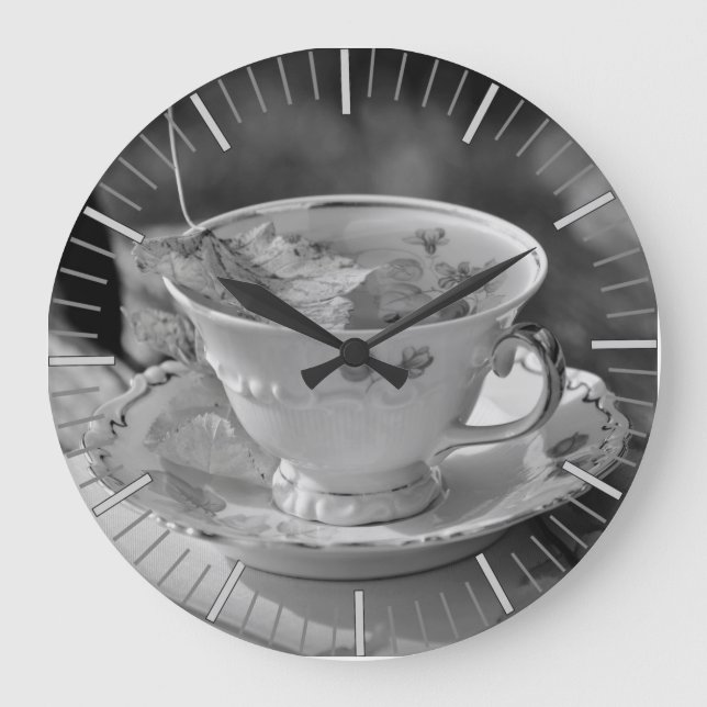 Tea Time Large Clock (Front)