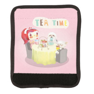 Tea Time Luggage Handle Wrap