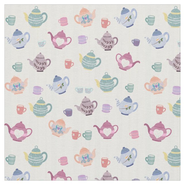 Tea Time Mellow Stripe Fabric (Close Up)