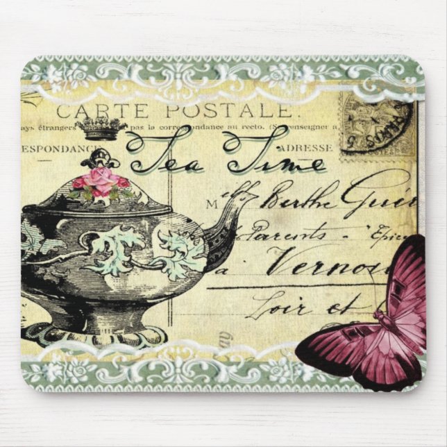 Tea Time Mouse Pad (Front)