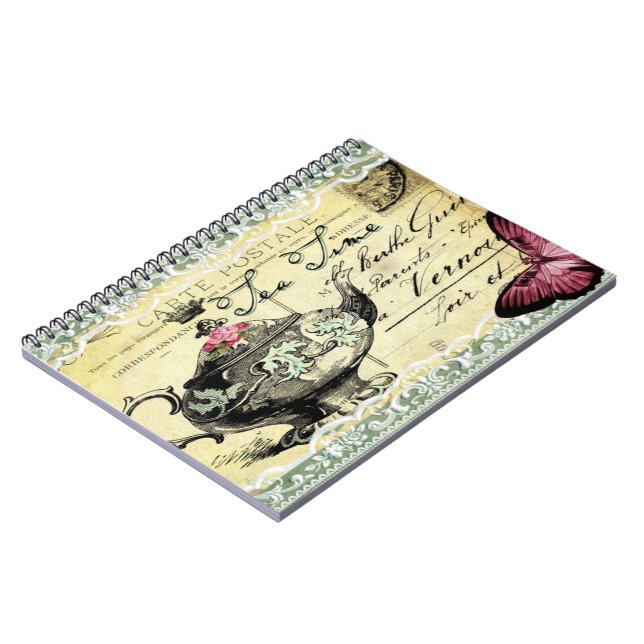 Tea Time Notebook (Left Side)