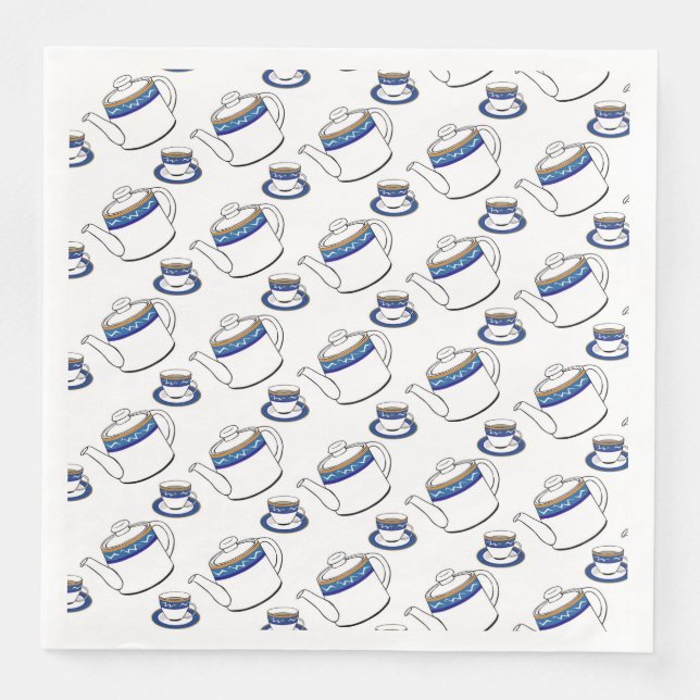 tea time paper napkins (Front)